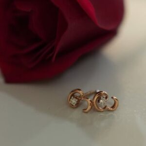 The Crescent Whisper Studs
